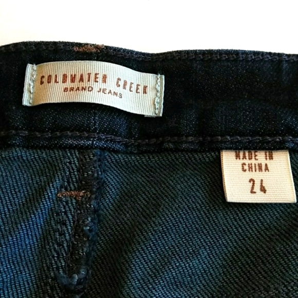COLDWATER CREEK Dark Wash Denim Jeans Shorts - Picture 4 of 8